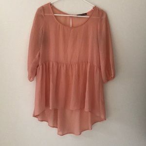 Nordstrom pink blouse